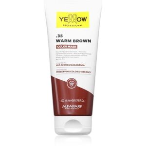 Yellow Professional Color Mask színező pakolás árnyalat .35 Warm Brown 200 ml kép