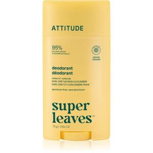 Attitude Super Leaves Natural Deodorant dezodor Earl Grey & Cucumber 75 g kép