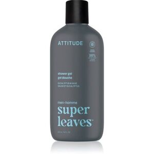 Attitude Super Leaves Men Shower Gel tusfürdő gél uraknak Eucalyptus & Sage 415 ml kép