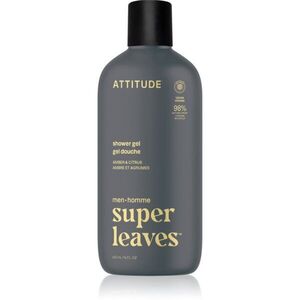 Attitude Super Leaves Men Shower Gel tusfürdő gél uraknak Amber & Citrus 415 ml kép