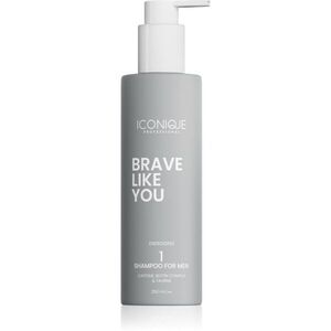 ICONIQUE Professional BRAVE LIKE YOU Energising Shampoo energizáló sampon uraknak 250 ml kép
