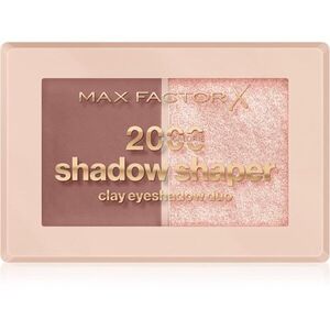 Max Factor 2000 Calorie Shadow Shaper duo szemhéjfesték árnyalat 010 Clay Gleam 4 g kép