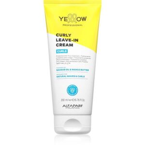 Yellow Professional Curls Curly Leave-in Cream öblítést nem igénylő krém a hullámos és göndör hajra 200 ml kép