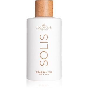 COCOSOLIS SOLIS Gradual Tan Body Milk önbarnító tej a fokozatos barnulásért illattal Caramel Latte 200 ml kép