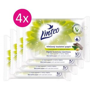 Linteo Wet Toilet Paper nedves WC papír 10x4 db kép