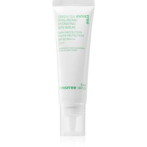 innisfree Green Tea Hyaluronic Sun Serum hidratáló védő fluid nyugtató hatással SPF 50+ 50 ml kép