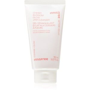 innisfree Cherry Blossom Glow Jam Cleanser hidratáló tisztító gél az élénk bőrért 150 ml kép