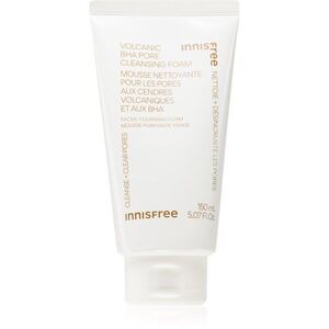 innisfree Volcanic BHA Pore Cleansing Foam finoman tisztító hab a bőr kisimításáért és a pórusok minimalizásáért 150 ml kép