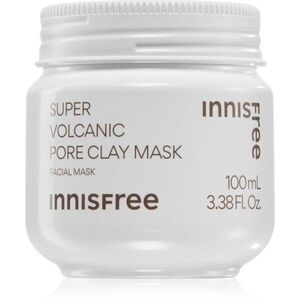 innisfree Super Volcanic Pore Clay Mask tisztító agyagos arcmaszk a bőr kisimításáért és a pórusok minimalizásáért 100 ml kép