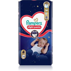Pampers Night Pants Size 4 eldobható nadrágpelenkák éjszakára 9-15 kg 52 db kép