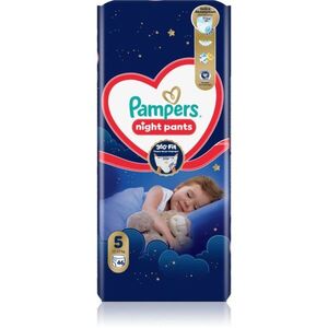 Pampers Night Pants Size 5 eldobható nadrágpelenkák éjszakára 11-17 kg 46 db kép