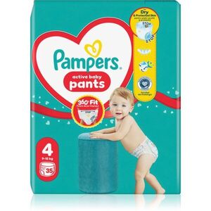Pampers Active Baby Pants Size 4 eldobható nadrágpelenkák 9-15 kg 35 db kép