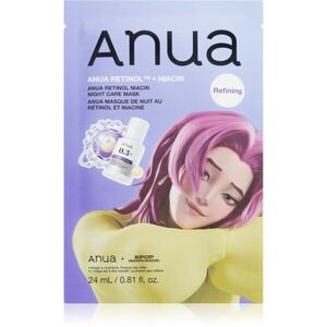 Anua K-Pop Demon Hunters Retinol Niacin Night Care Mask bőrmegújító éjszakai maszk ráncokra 24 ml kép
