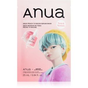 Anua K-Pop Demon Hunters Peach 70% Niacin Mask élénkítő arcmaszk kollagénnel 1 db kép