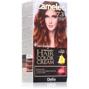 Delia Cosmetics Cameleo Omega tartós hajfesték árnyalat 7.34 Cinnamon Blond 1 db kép