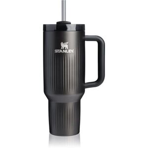 Stanley Quencher H2.O Fluted Tumbler rozsdamentes termosz szívószállal nagy Black PVD 1 db kép