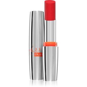 PUPA Milano Miss Pupa Ultra Shiny Lipstick hidratáló szájfény árnyalat 504 - Spicy Red 2.4 ml kép