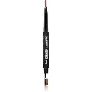PUPA Milano Full Eyebrow Automatic Pencil automatikus szemöldökceruza árnyalat 002 Brown 0.2 g kép