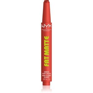 NYX Professional Makeup Fat Matte ajakbalzsam mattító hatással Coral Cuddlin' 2 g kép
