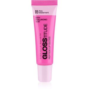 Gabriella Salvete Glosstitude Peptide Lip Gloss hidratáló ajakfény árnyalat 05 Pink Statement 10 ml kép