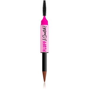 NYX Professional Makeup Fluff & Snatch szemöldök ceruza púderes hatással árnyalat Auburn 1 g kép