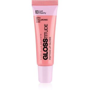 Gabriella Salvete Glosstitude Peptide Lip Gloss hidratáló ajakfény árnyalat 03 Just Peachy 10 ml kép