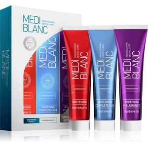 MEDIBLANC Whitening Toothpastes Set szett fehérítő hatással 3x100 ml kép