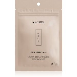 KORIKA Skin Essentials Microneedle Trouble spot patches tapasz problémás bőrre pattanások ellen 9 db kép