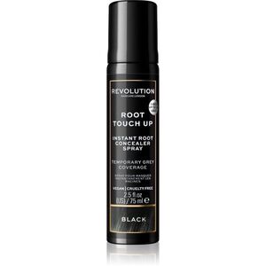 Revolution Haircare Root Touch Up spray a lenövések azonnali elfedéséhez árnyalat Black 75 ml kép