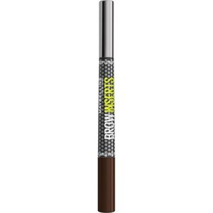 MAYBELLINE NEW YORK Brow Inserts szemöldök fixáló 2in1 kefével árnyalat 5 Deep Brown 1.25 ml kép