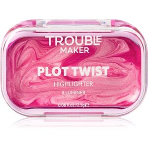 Trouble Maker Plot Twist Cream Highlight krémes highlighter stift árnyalat Spiralling Pink 2.5 g kép
