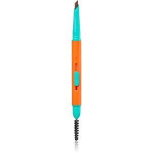 Trouble Maker Feral Brow Blade szemöldök ceruza 2in1 kefével árnyalat Medium Brown 0.12 g kép