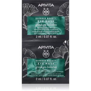 Apivita Express Beauty Eye Mask Gingko Biloba szemmaszk sötét karikákra 2x2 ml kép
