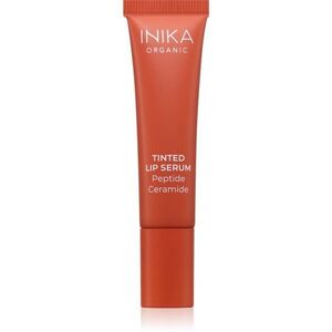 INIKA Organic Tinted Lip Serum Peptide + Ceramide színezett szérum az ajkakra árnyalat Rosewood 10 ml kép