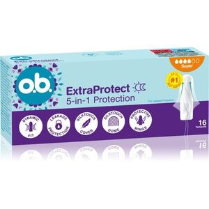 o.b. Extra Protect Super tamponok 16 db kép