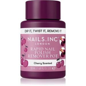 Nails Inc. Rapid Nail Polish Remover Pot Cherry Scented körömlakklemosó 50 ml kép