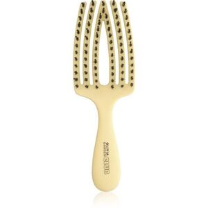Olivia Garden Club The Nomad Detangling&Shine Fingerbrush​ lapos kefe hajra Yellow 1 db kép