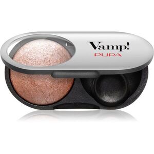 PUPA Milano Vamp! Radiant Baked Eyeshadow tartósan tündöklő szemhéjfestékek árnyalat 402 Rose Gold - WET & DRY 1 g kép