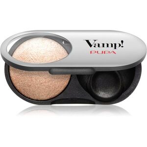 PUPA Milano Vamp! Radiant Baked Eyeshadow tartósan tündöklő szemhéjfestékek árnyalat 202 Precious Gold - WET & DRY 1 g kép