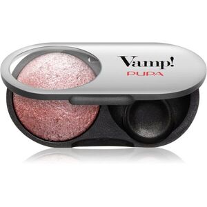 PUPA Milano Vamp! Radiant Baked Eyeshadow tartósan tündöklő szemhéjfestékek árnyalat 105 Eden Rose - WET & DRY 1 g kép