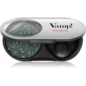 PUPA Milano Vamp! Radiant Baked Eyeshadow tartósan tündöklő szemhéjfestékek árnyalat 304 Woodland Green - GEMS 1 g kép
