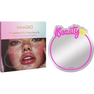 innoGIO Vibes Beauty GIO-759BY kozmetikai tükör LED megvilágítással 32, 5 cm x 34cm x 1cm 1 db kép