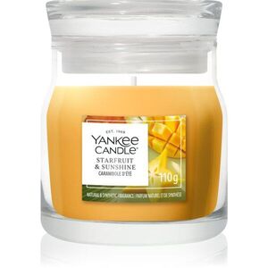 Yankee Candle Starfruit & Sunshine illatgyertya Signature 110 g kép
