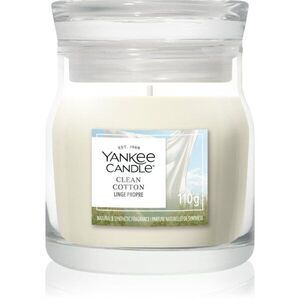 Yankee Candle Clean Cotton illatgyertya Signature 110 g kép