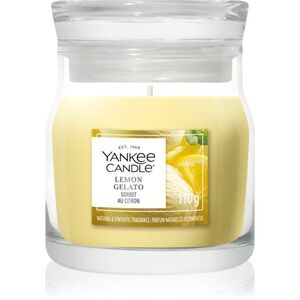 Yankee Candle Lemon Gelato illatgyertya Signature 110 g kép