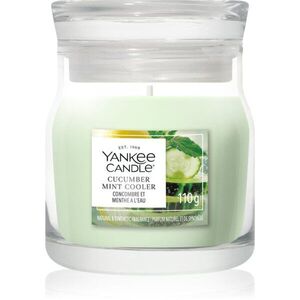 Yankee Candle Cucumber Mint Cooler illatgyertya Signature 110 g kép