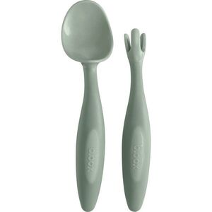 b.box Gelato Cutlery étkészlet gyermekeknek Sage 9m+ 2 db kép