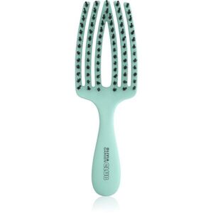 Olivia Garden Club The Nomad Detangling&Shine Fingerbrush​ lapos kefe hajra Mint 1 db kép