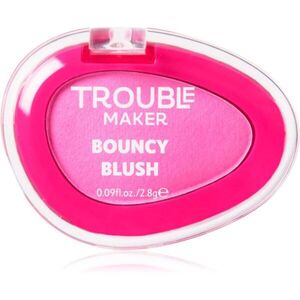 Trouble Maker Bouncy Blush púderes arcpír árnyalat Bounce Hot Pink 2.8 g kép