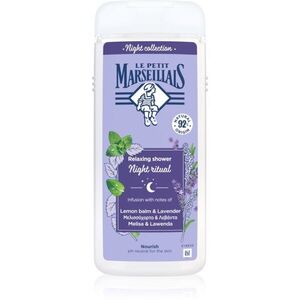 Le Petit Marseillais Night Collection Lemon Balm & Lavender relaxáló tusfürdő gél 650 ml kép